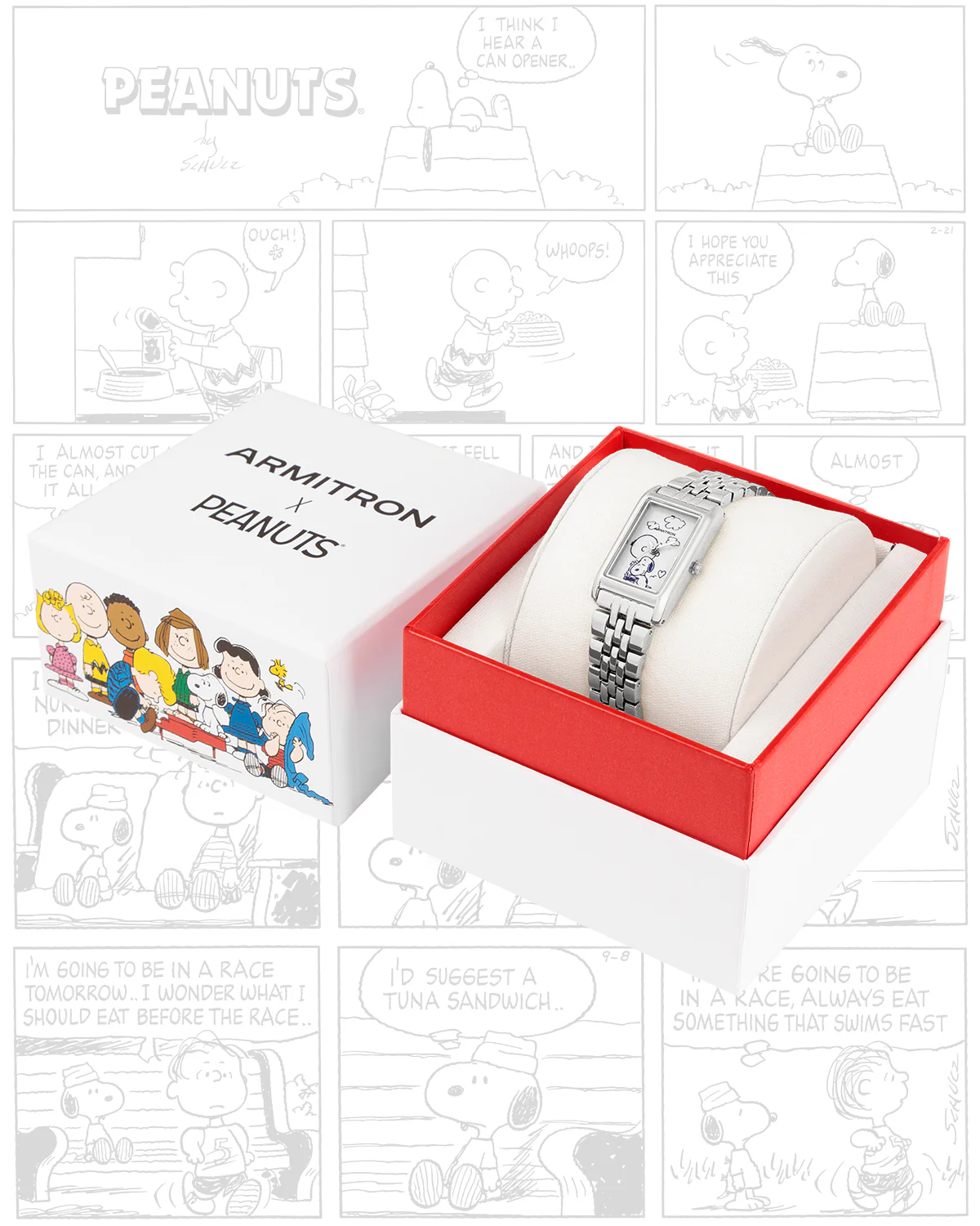Armitron x Peanuts: Charlie Brown’s Embrace | 20mm, Peanuts Silver - Image 10