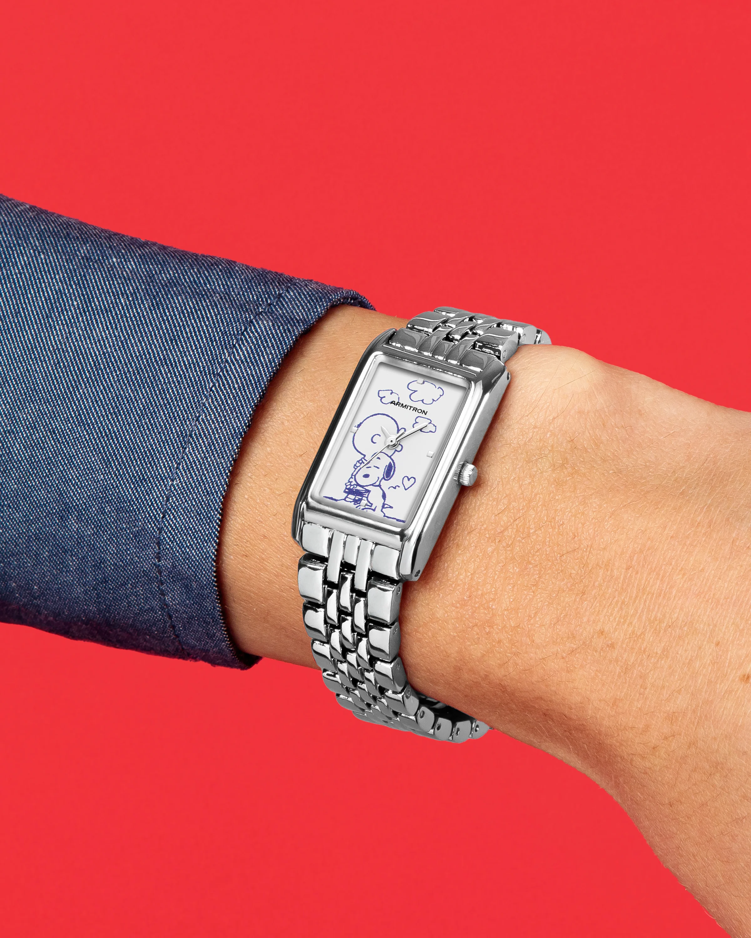 Armitron x Peanuts: Charlie Brown’s Embrace | 20mm, Peanuts Silver - Image 9