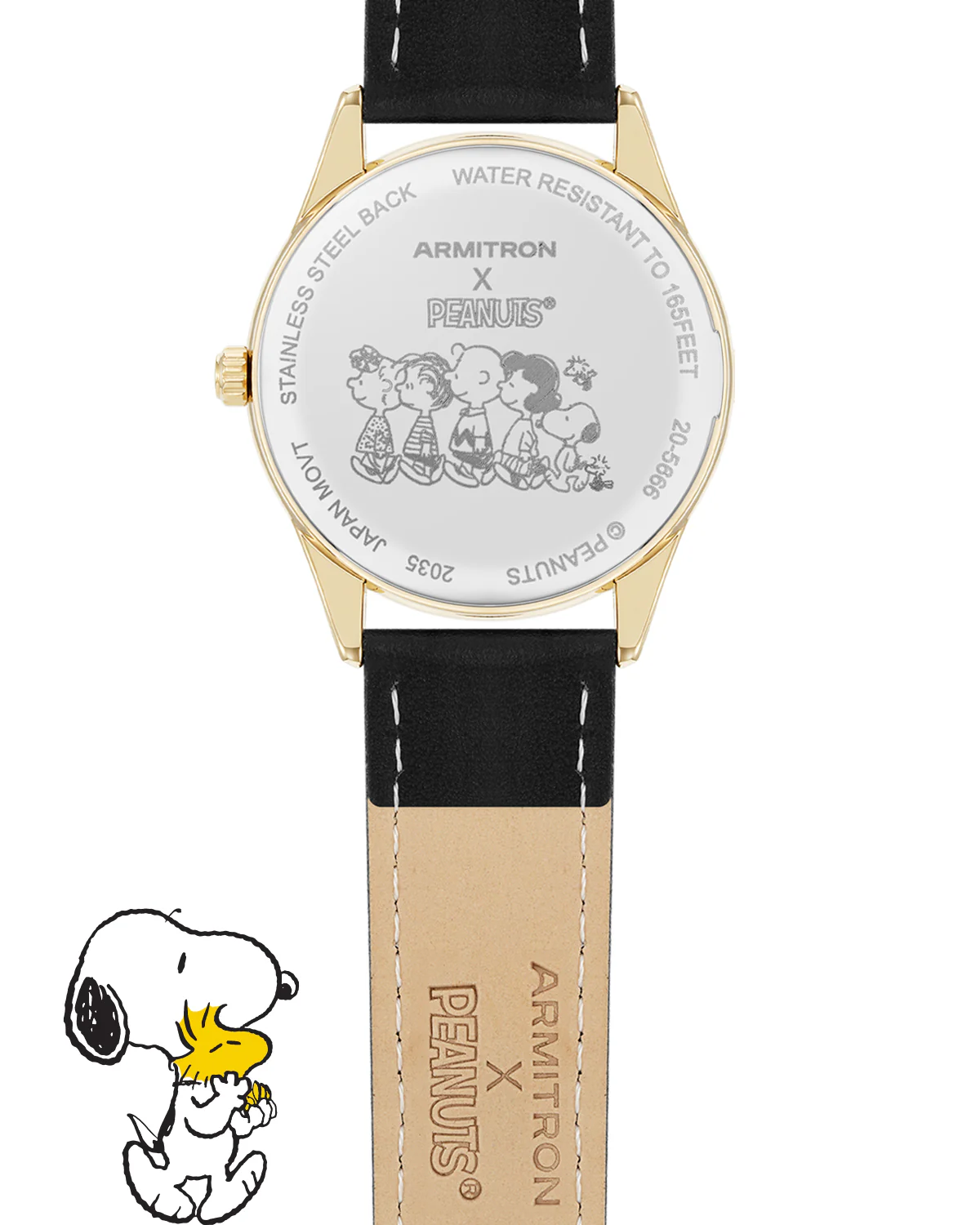 Armitron x Peanuts: The Lineup | 36mm, Peanuts Black/Gold - Image 5