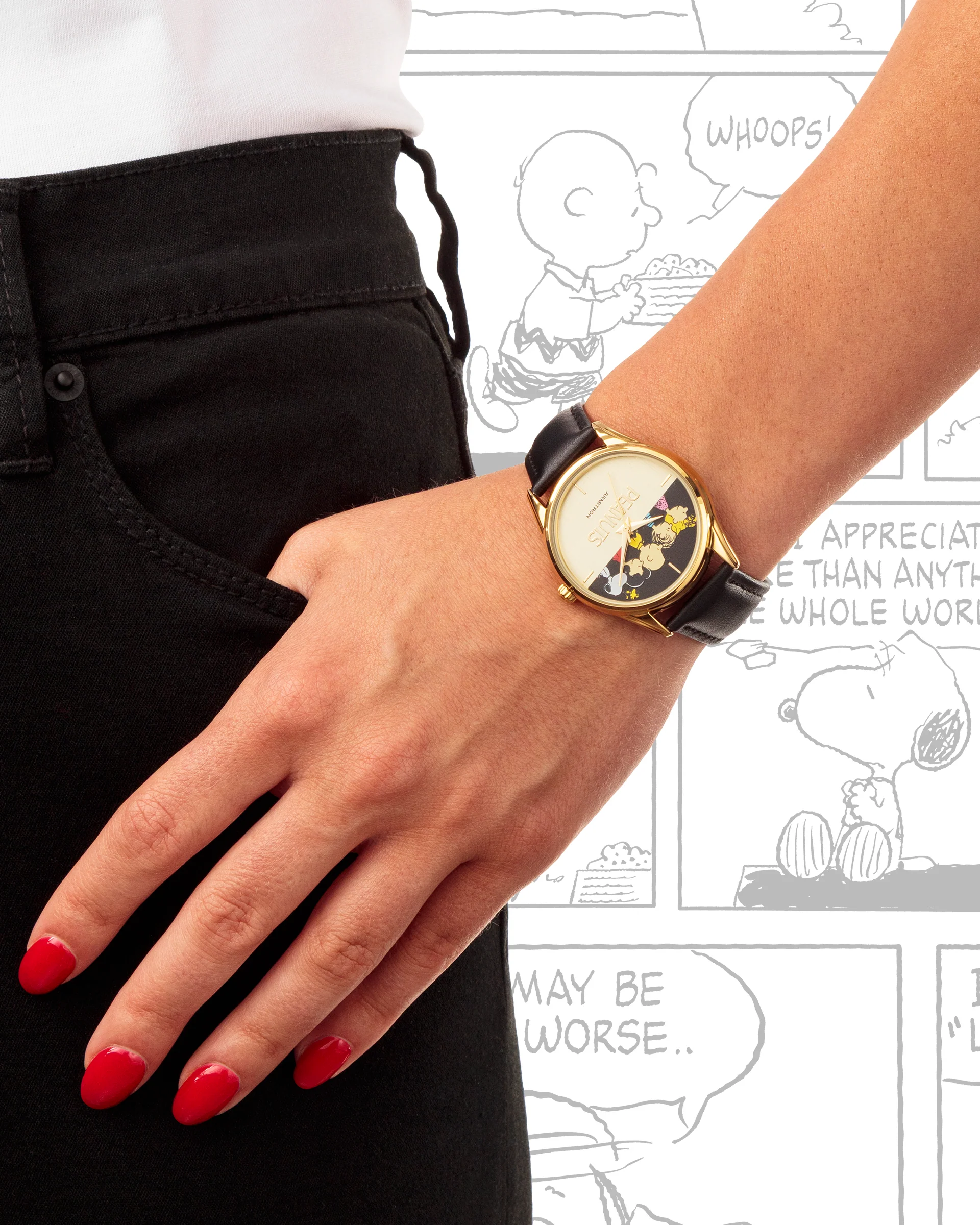 Armitron x Peanuts: The Lineup | 36mm, Peanuts Black/Gold - Image 8