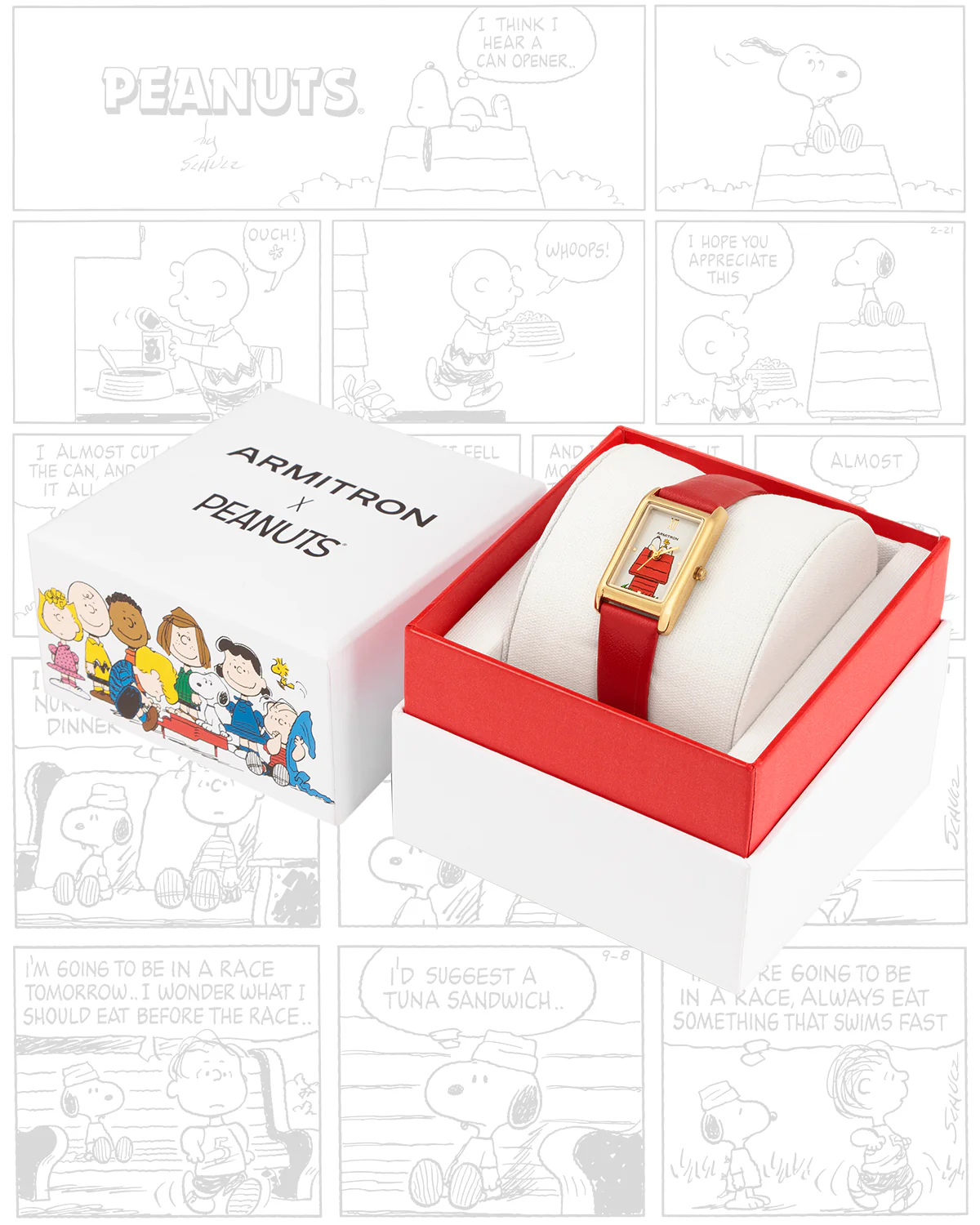 Armitron x Peanuts: The Lookout | 36mm, Peanuts Red/Gold - Image 10