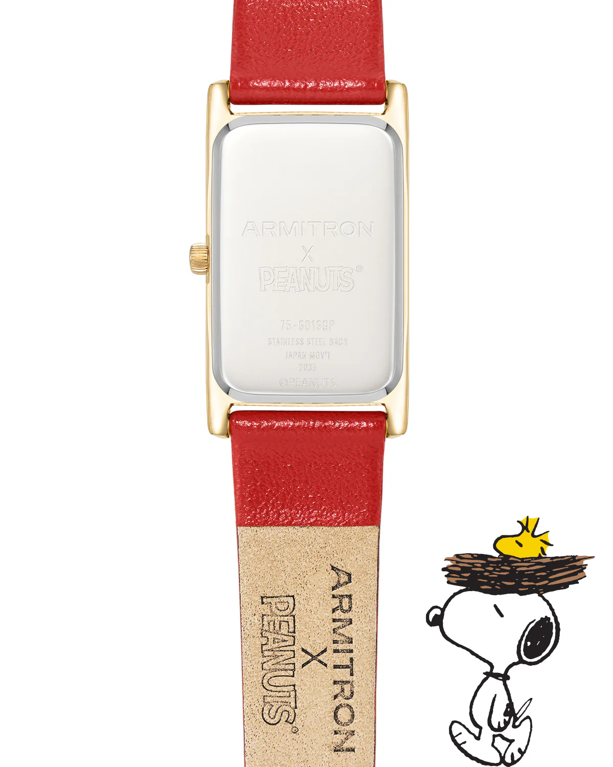 Armitron x Peanuts: The Lookout | 36mm, Peanuts Red/Gold - Image 5