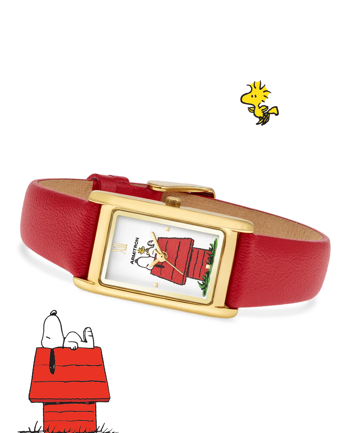 Armitron x Peanuts: The Lookout | 36mm, Peanuts Red/Gold - Image 7