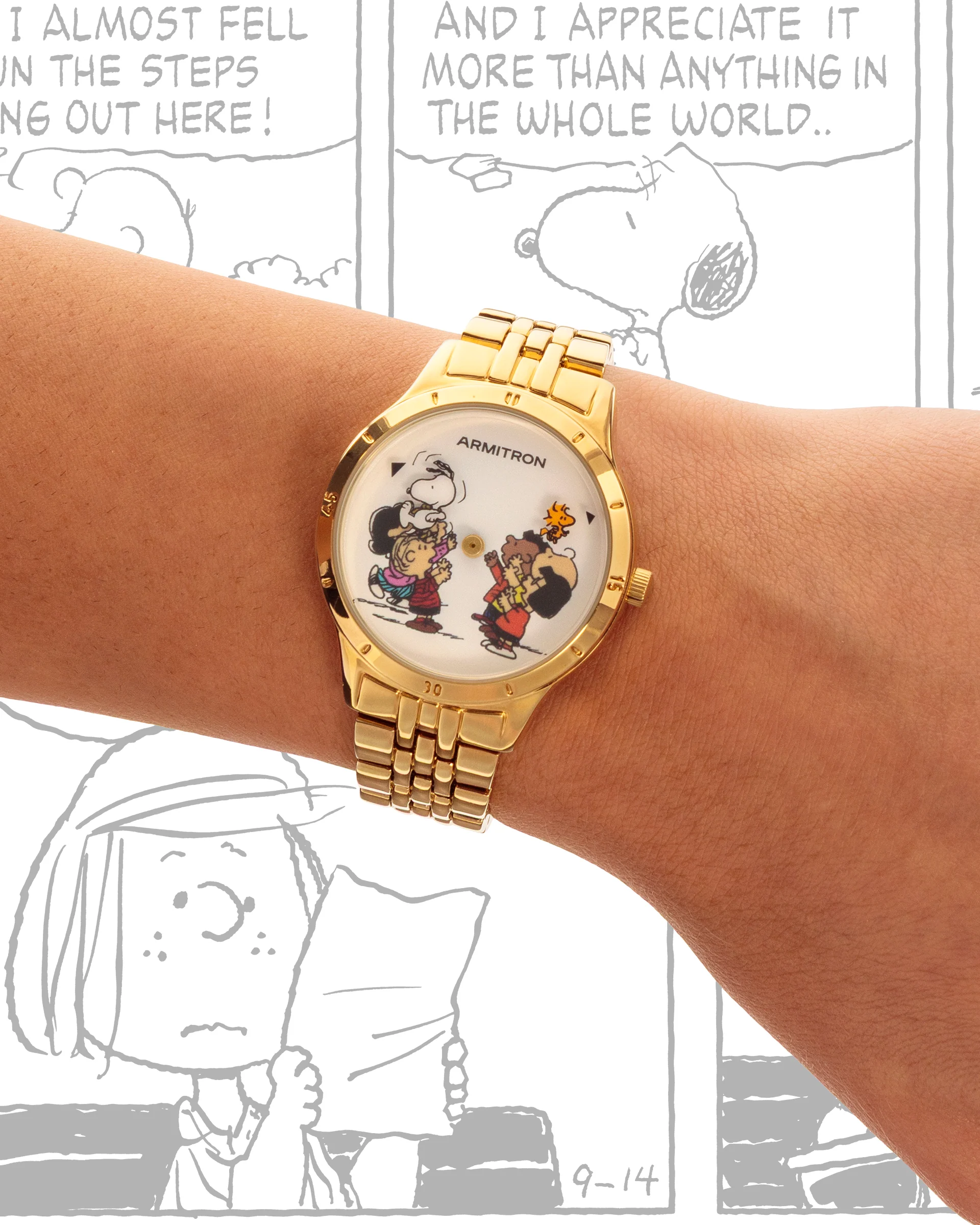 Armitron x Peanuts: Time to Celebrate | 34mm, Peanuts Gold - Image 8