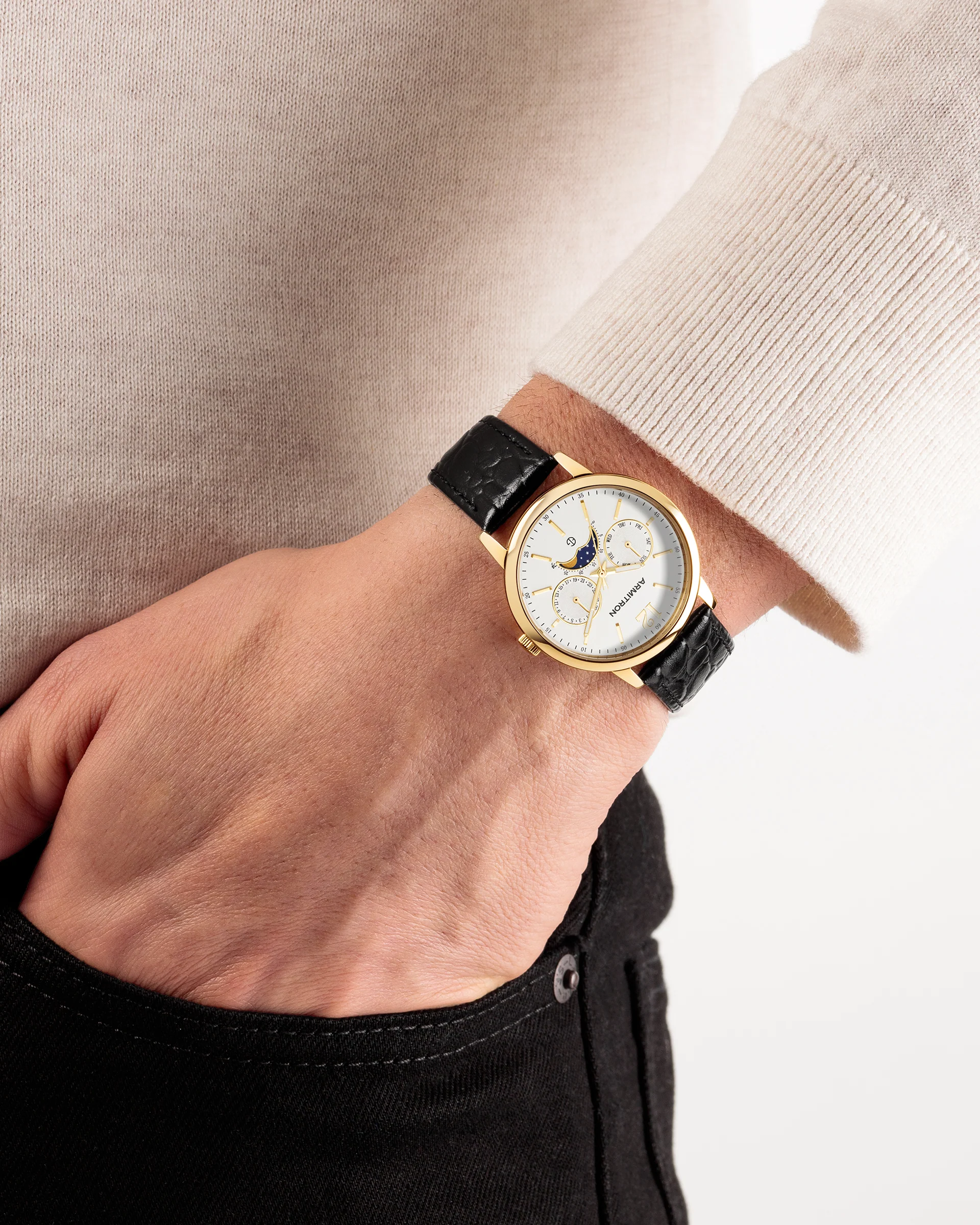 Eugen™ | 42mm, Black Leather - Image 5