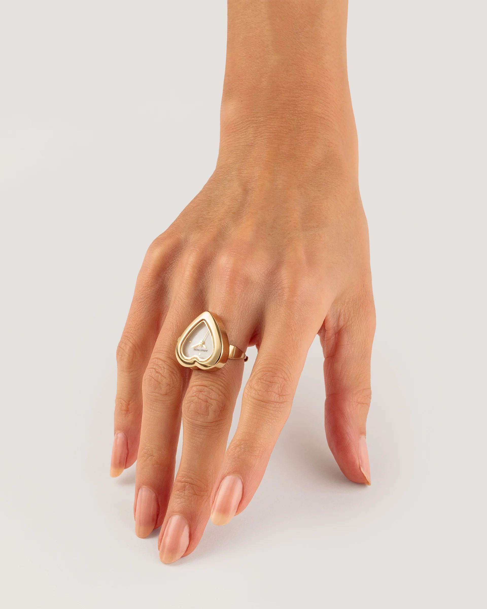 Heart Ring™ | 22mm, Gold, Mother-of-Pearl - Image 6