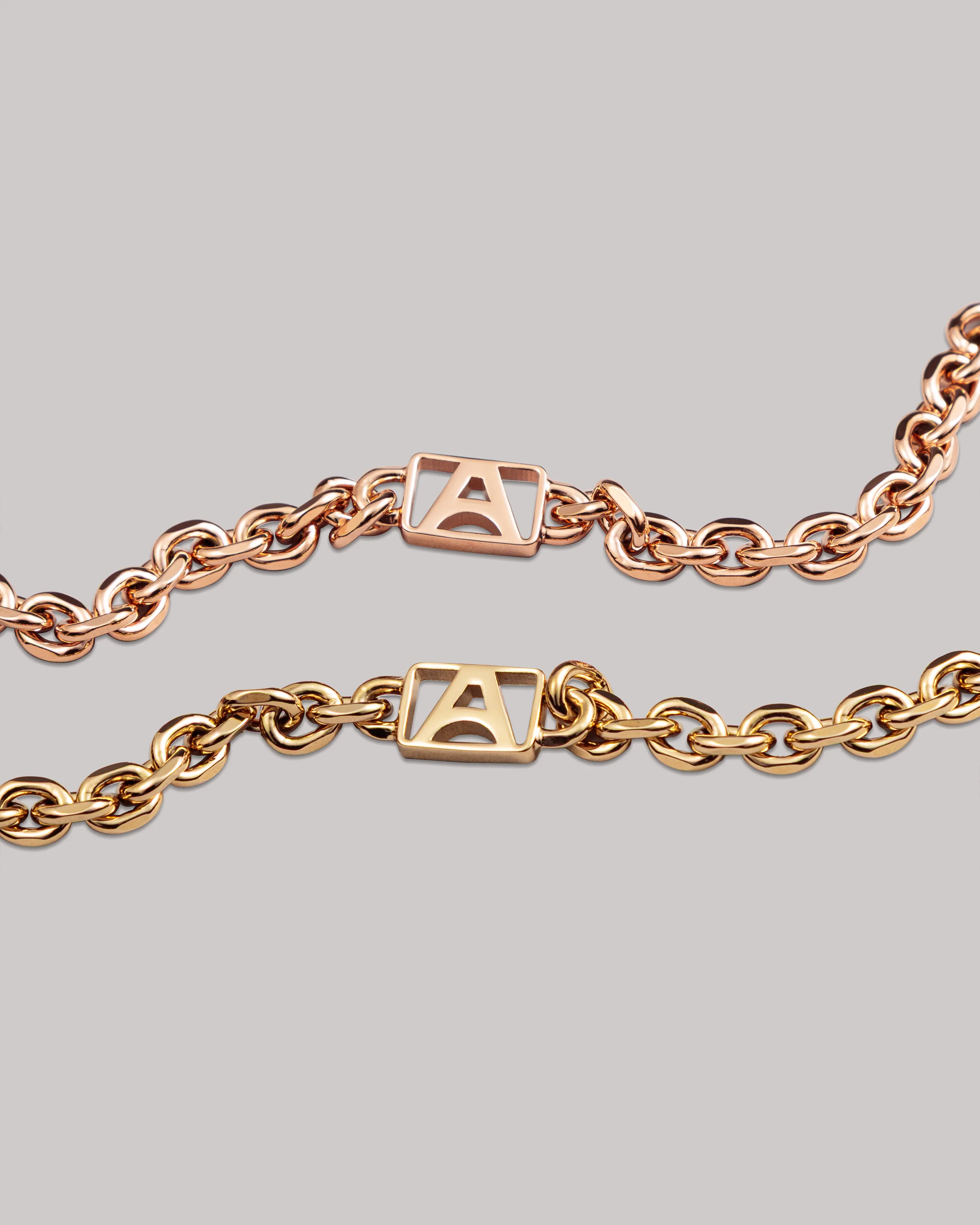 Link & Logo Bracelet™ | Rose Gold - Image 3