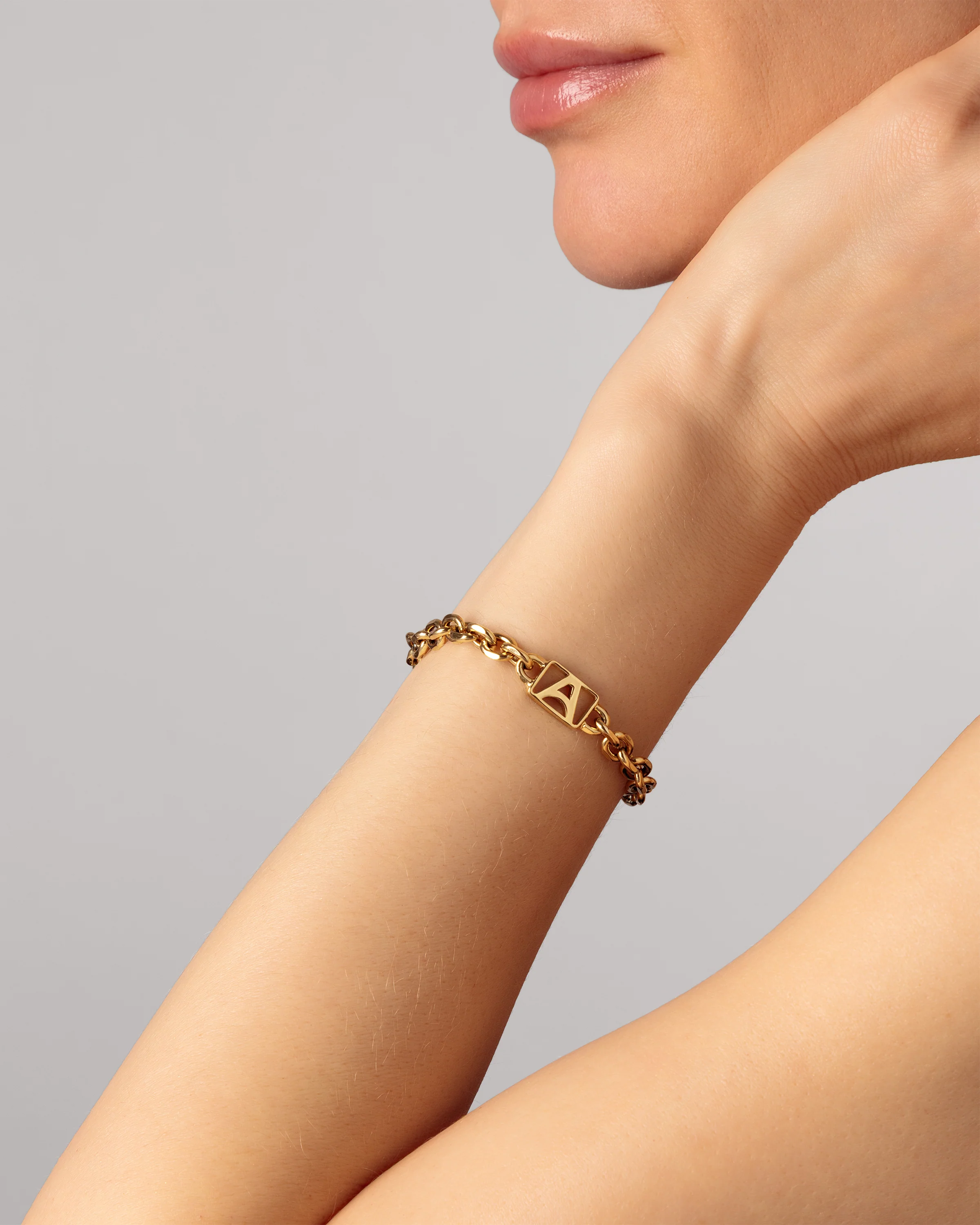Link & Logo Bracelet™ | Rose Gold - Image 4